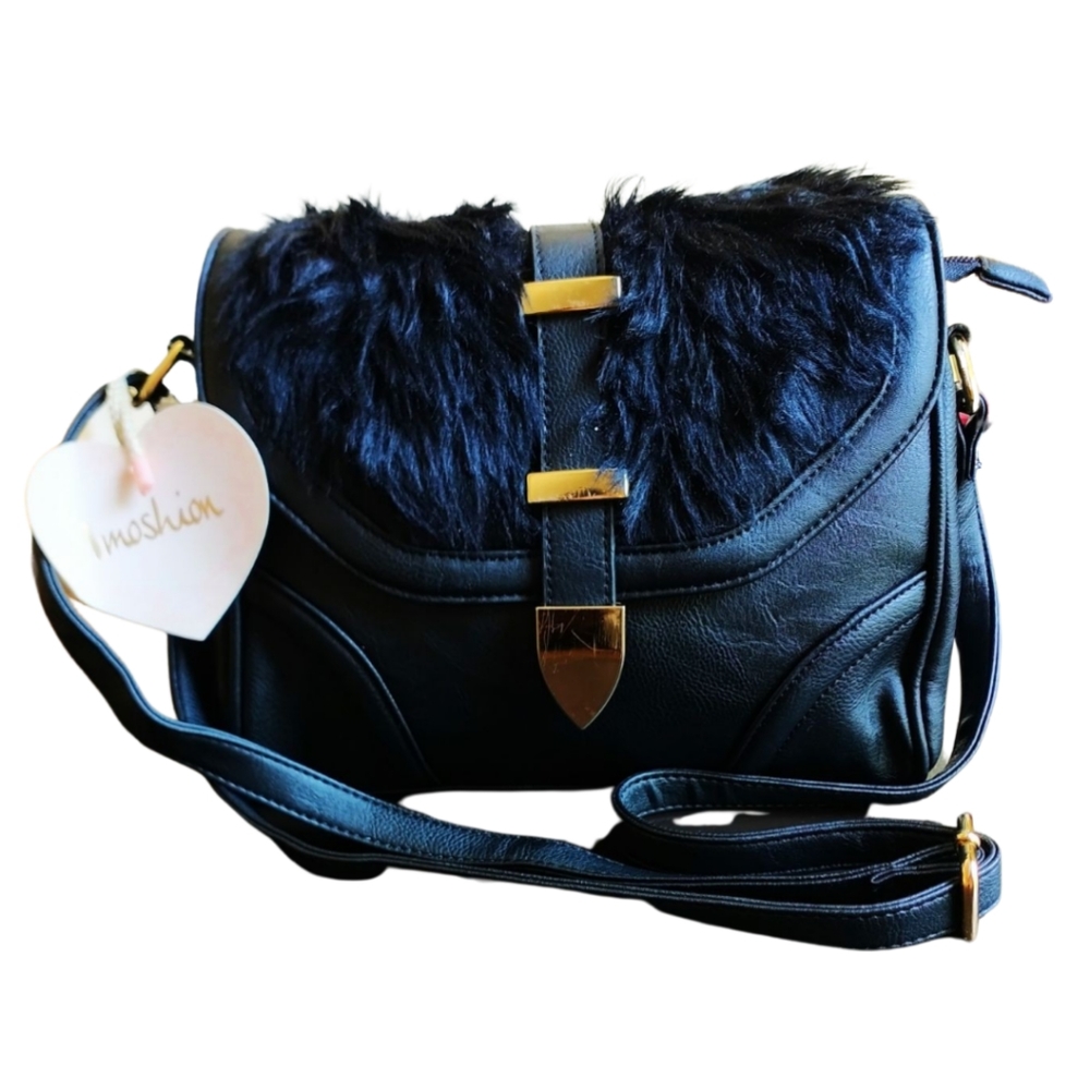 IMOSHION Women's Black Crossbody Bag